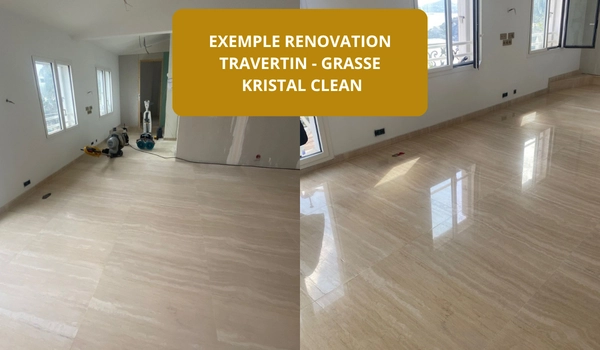 renovation travertin GRASSE
